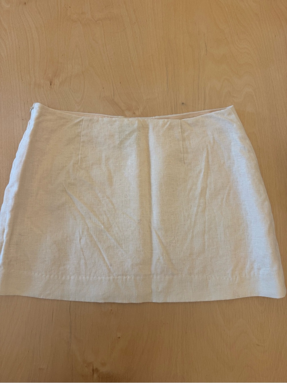 Reformation Ren Yellow Linen Mini Skirt - Picture 4 of 5